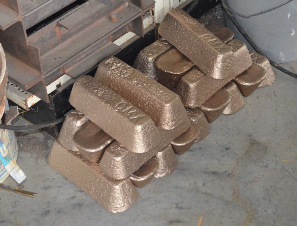 Bronze ingots